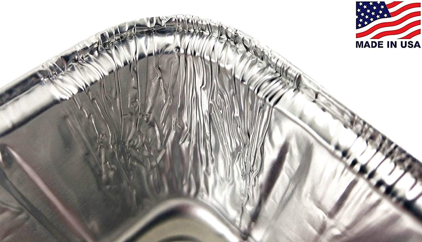 Durable 1 1/2 lb. Aluminum Foil Loaf Pan w/Dome Lid  500/CS