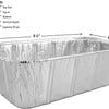 Durable 1 1/2 lb. Aluminum Foil Loaf Pan w/Dome Lid  500/CS