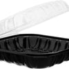 Karat 10.25"x9" Premium PP Hinged Container, Take Out Food Containers - 150/Case