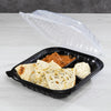 Karat 10.25"x9" (3-Compartments) Premium PP Hinged Container, Take Out Food Containers - 150/Case