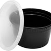 12 oz. Round Microwaveable Deli Container Combo Pack (Black) 240/Case