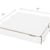 12"x12"x2" WHITE Corrugated Pizza Box - 50/CASE