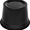16 oz. Round Microwaveable Deli Container Combo Pack (Black) 240/Case