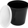 24 oz. Round Microwaveable Deli Container Combo Pack (Black) 240/Case