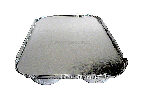 3 Compartment Oblong Take-Out Foil Pan w/Board Lid