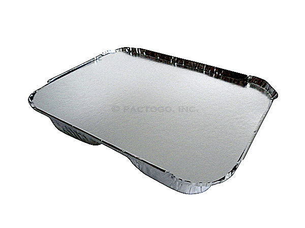 3 Compartment Oblong Take-Out Foil Pan w/Board Lid
