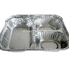 3 Compartment Oblong Take-Out Foil Pan