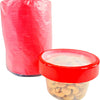 Red 4.75" x 1" Heat Shrink Deli Container Bands 5000/CS