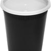 32 oz. Round Microwaveable Deli Container Combo Pack (Black) 240/Case