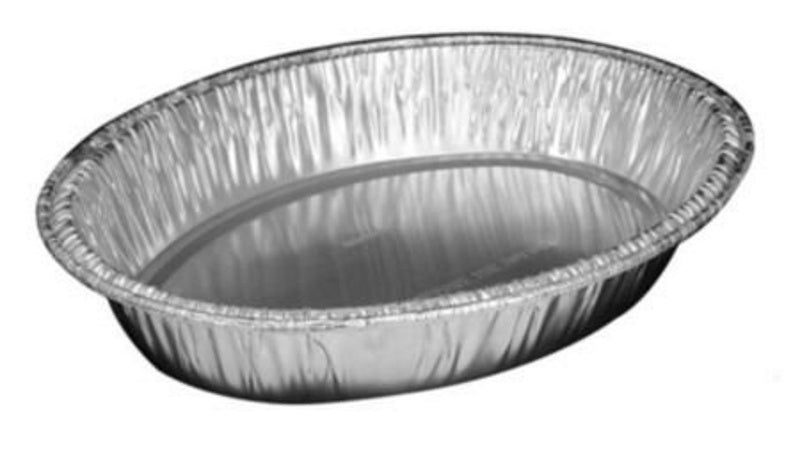 Handi-Foil 15" x 10" x 3"  Oval Chicken Roaster Pan 50/CS