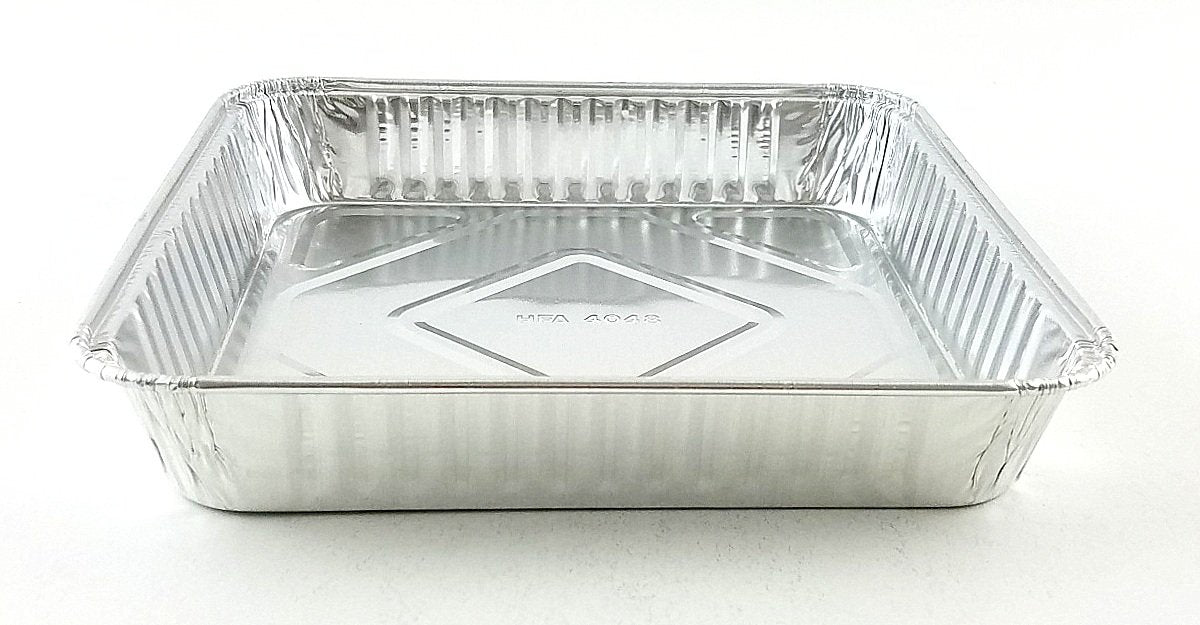 Handi-Foil 8" Square Cake Foil Pan 1-1/4" Deep  500/CS