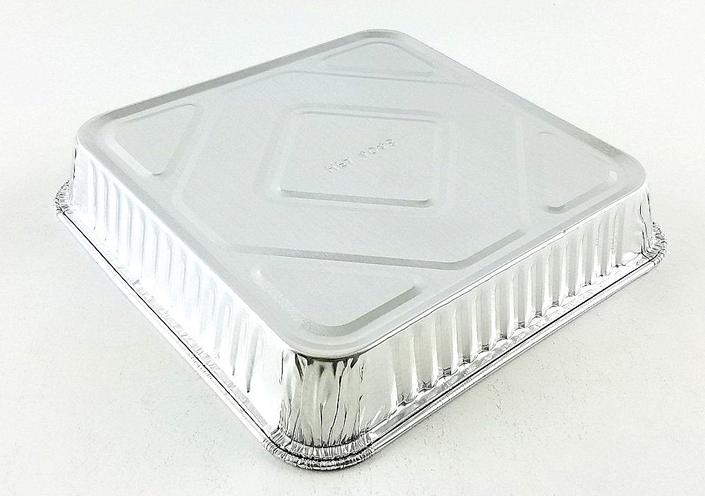 Handi-Foil 8" Square Cake Foil Pan 1-1/4" Deep  500/CS