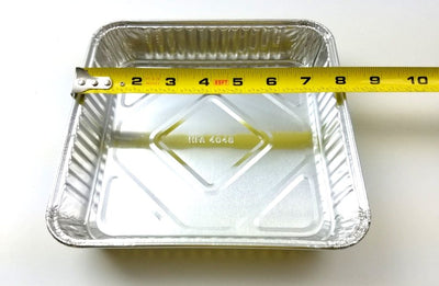 Handi-Foil 8" Square Cake Foil Pan 1-1/4" Deep  500/CS