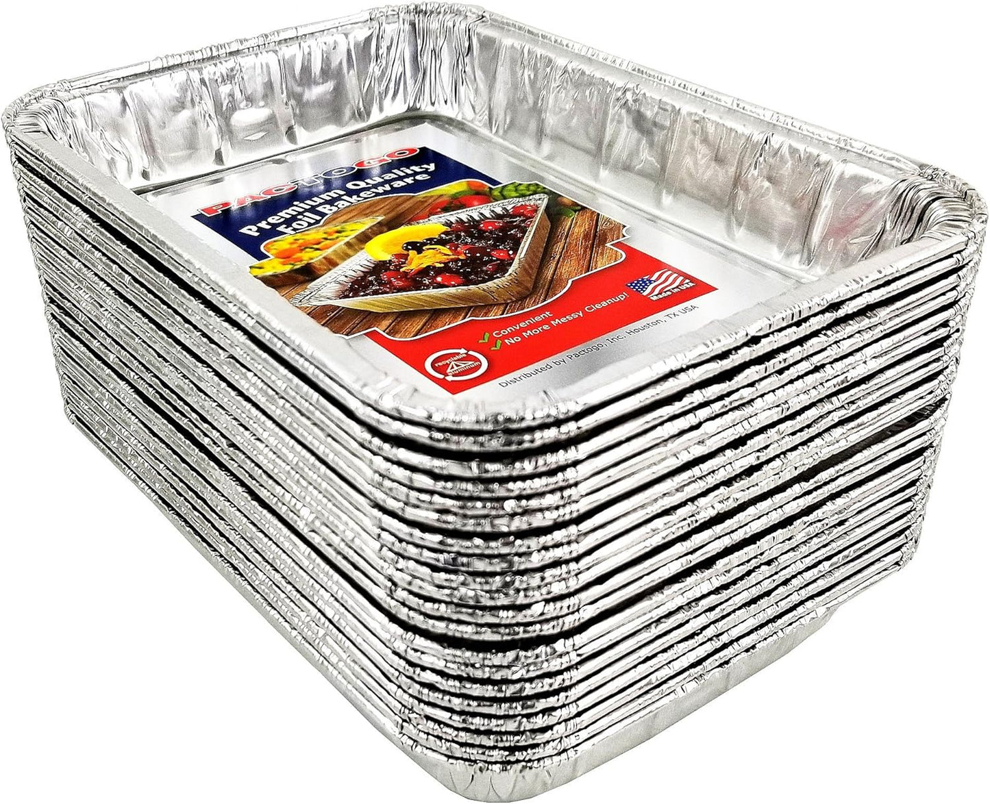 7.5" x 5" x1.37" Small Toaster Oven Broiler Baking Pan 500/CS