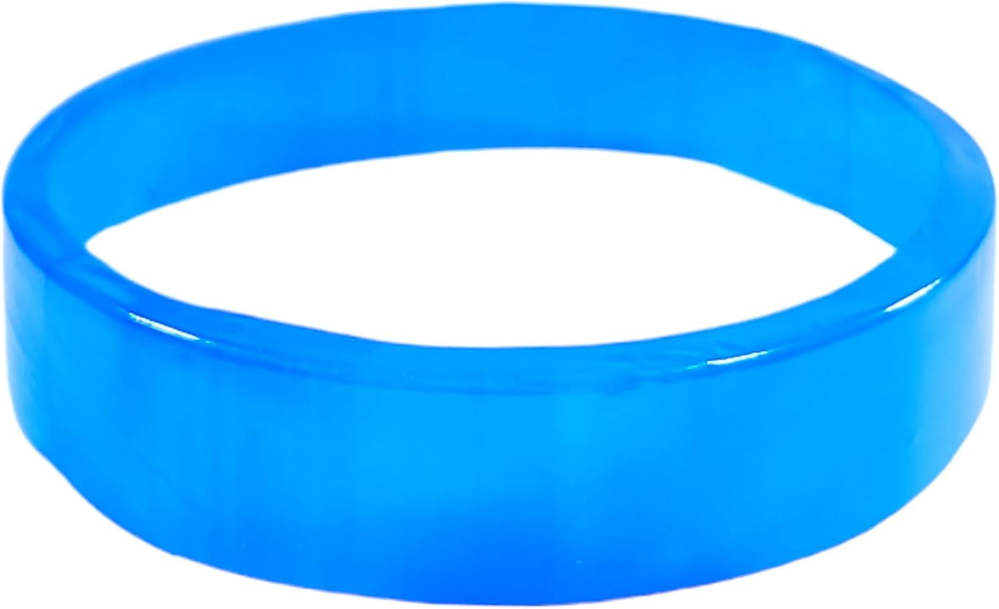 Blue 4.75" x 1" Heat Shrink Deli Container Bands 5000/CS