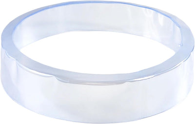 Clear 4.75" x 1" Heat Shrink Deli Container Bands 5000/CS