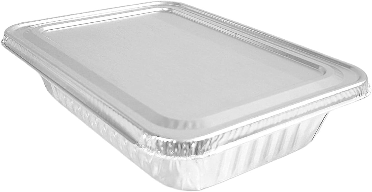 Handi-Foil 2 1/4 lb. Oblong Take-Out Foil Pan w/Foil Lid Combo Pack 250/CS