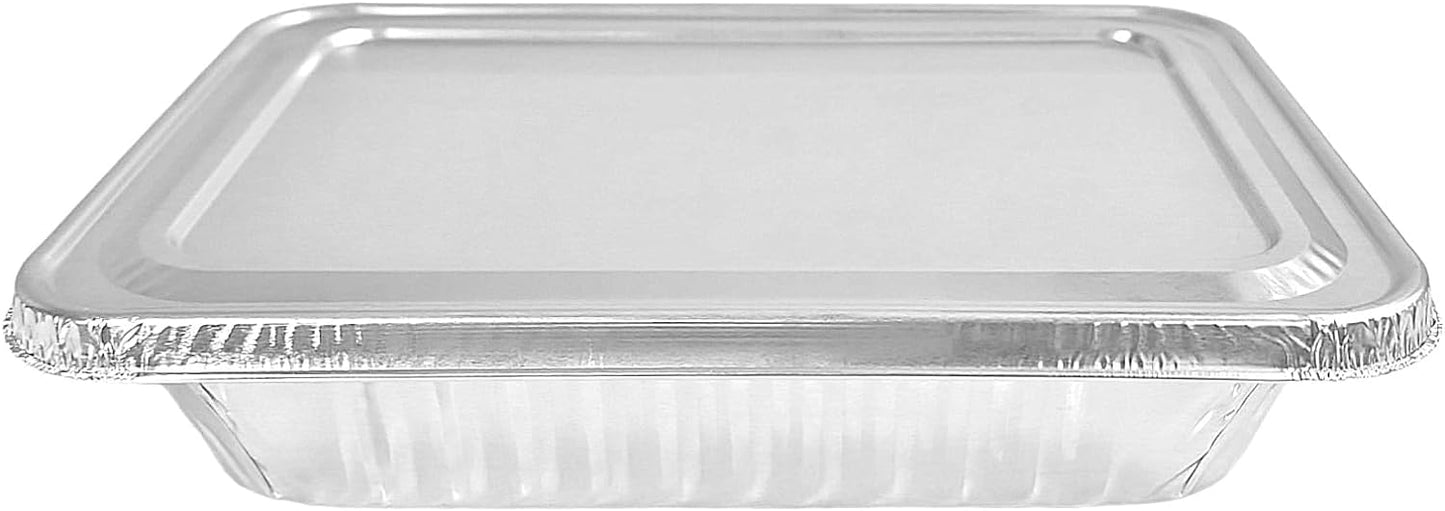 Handi-Foil 2 1/4 lb. Oblong Take-Out Foil Pan w/Foil Lid Combo Pack 250/CS
