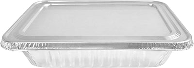 Handi-Foil 2 1/4 lb. Oblong Take-Out Foil Pan w/Foil Lid Combo Pack 250/CS