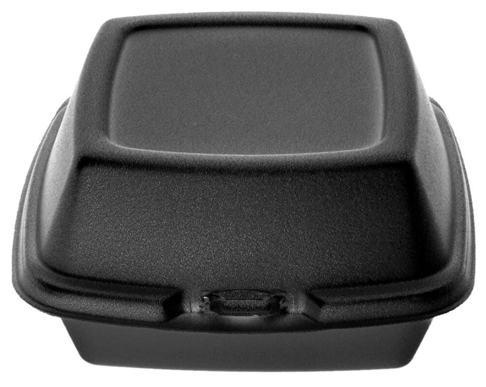 Dart 6x6 BLACK Foam Hinged Container 500/CS
