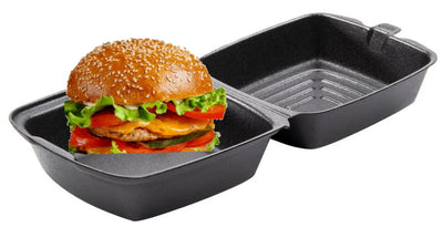 Dart 6x6 BLACK Foam Hinged Container 500/CS