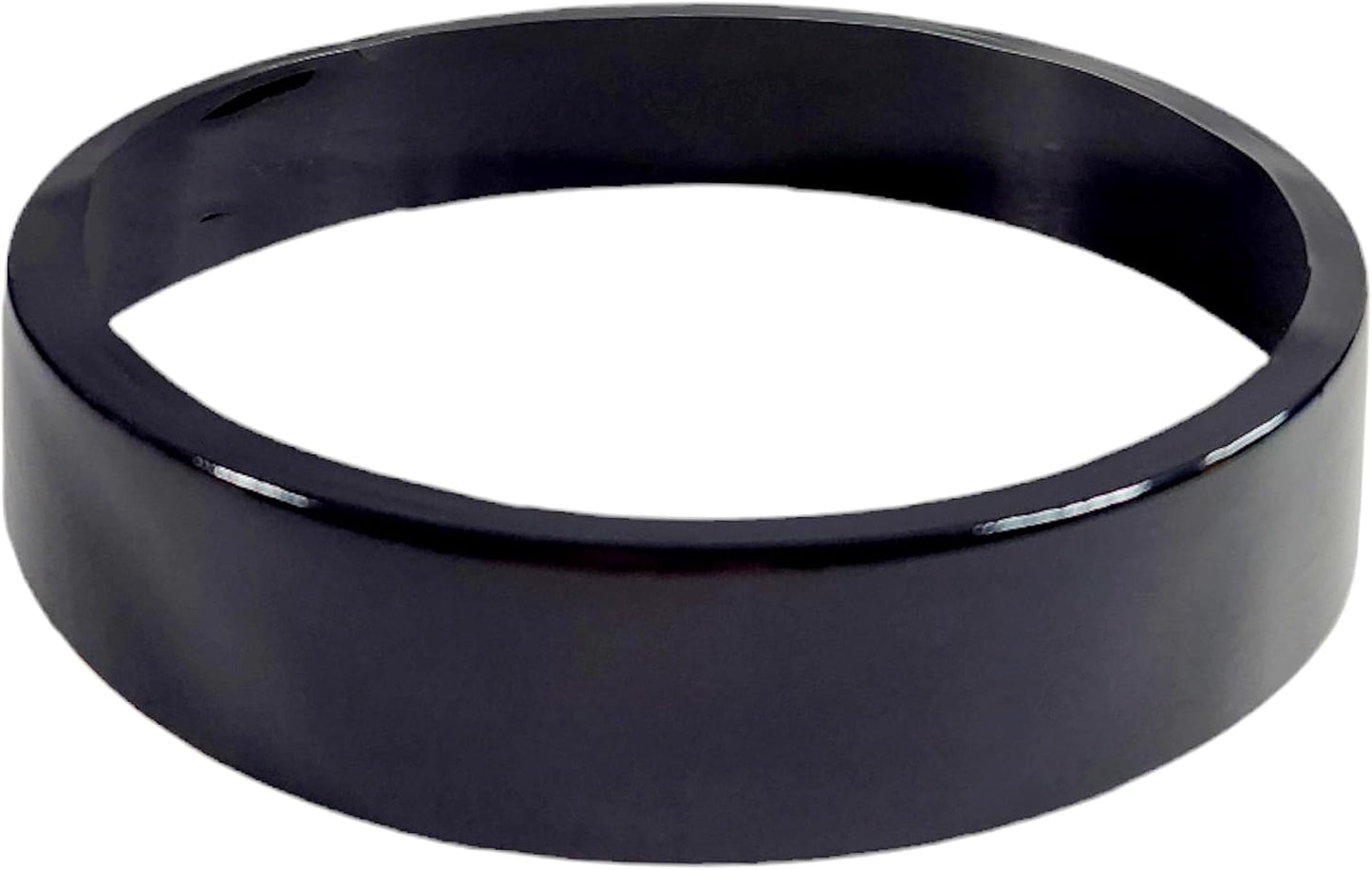 Black 4.75" x 1" Heat Shrink Deli Container Bands 5000/CS