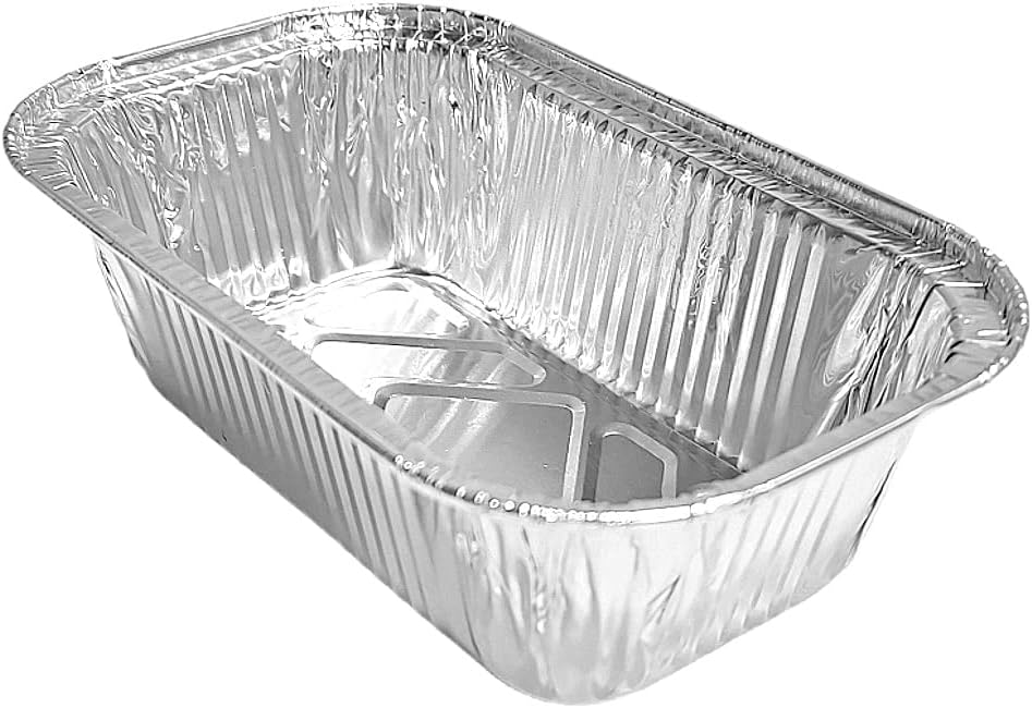 8 oz. Aluminum Foil EXTRA-MINI Loaf Pans Small Disposable Container 2000/CS