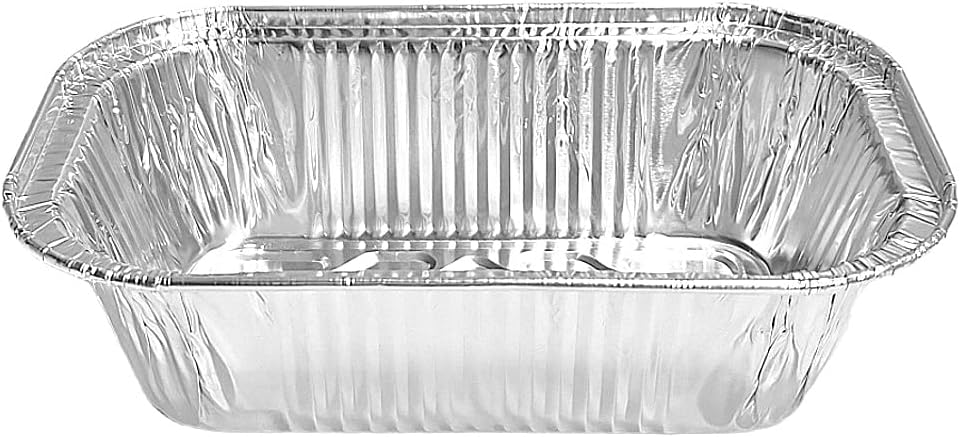 8 oz. Aluminum Foil EXTRA-MINI Loaf Pans Small Disposable Container 2000/CS