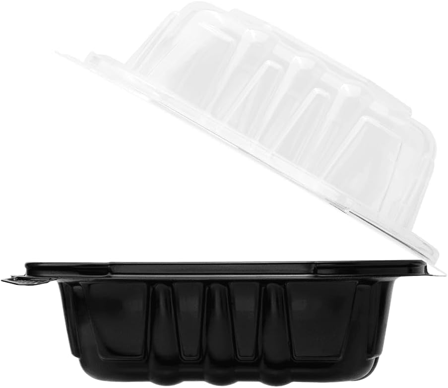 Karat 6"x6" Premium PP Hinged Container, Take Out Food Containers - 300/Case