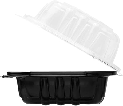 Karat 6"x6" Premium PP Hinged Container, Take Out Food Containers - 300/Case