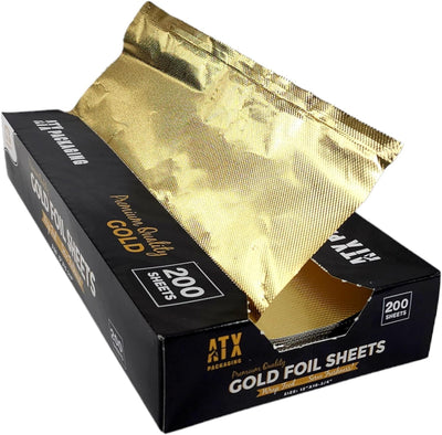 ATX 12" x 10.75" Gold Pop-Up Foil Sheets 12 x 200/CS