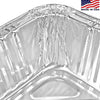 Handi-Foil 2 1/4 lb. Oblong Take-Out Foil Pan w/Foil Lid Combo Pack 250/CS