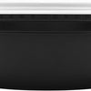 8 oz. Round Microwaveable Deli Container Combo Pack (Black) 240/Case