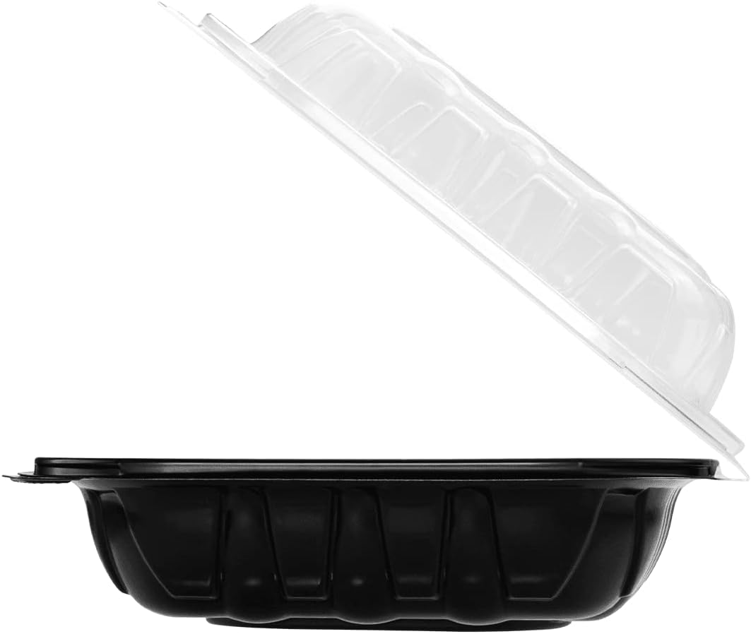 Karat 8"x8" Premium PP Hinged Container, Take Out Food Containers - 150/Case