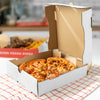 12"x12"x2" WHITE Corrugated Pizza Box - 50/CASE