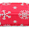1 lb. Red Holiday Mini-Loaf Snowflake Pan (NO LIDS) 200/CS