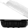 Karat 9"x6" Premium PP Hinged Container, Take Out Food Containers - 150/Case