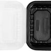 Karat 9"x6" Premium PP Hinged Container, Take Out Food Containers - 150/Case