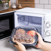 Karat 9"x9" (3-Compartments) Premium PP Hinged Container, Take Out Food Containers - 150/Case