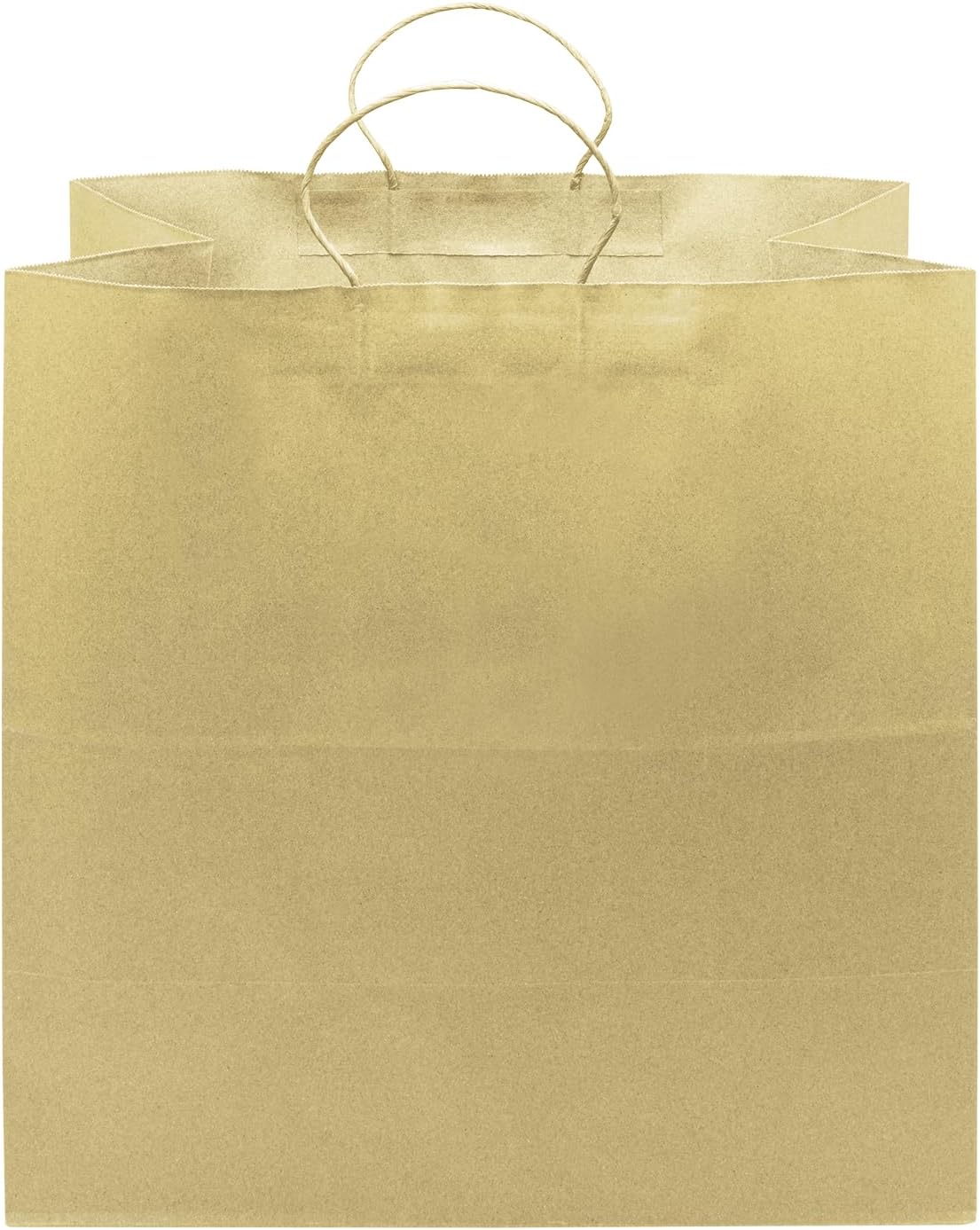 X-LARGE 16.9" x 17.7" x 9.4" Brown Paper Shopping Bag 150/CS