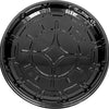 18" Round Black PETE Catering Tray 50/Case
