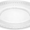Flat Lid NO HOLE for 9 oz Clear Drinking Cup and 5 oz, 8oz Dessert cup 1000/Case