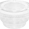 Flat Lid NO HOLE for 9 oz Clear Drinking Cup and 5 oz, 8oz Dessert cup 1000/Case