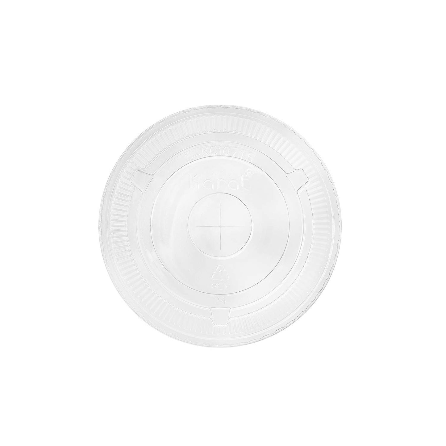 Flat Straw Slot Lid for 32 oz. Clear Drinking Cup 500/CS