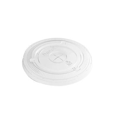 Flat Straw Slot Lid for 32 oz. Clear Drinking Cup 500/CS