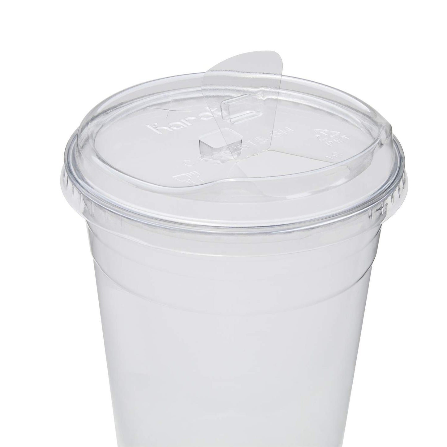 Strawless Sipper Lid for 16-24 oz. Clear Drinking Cup 1000/Case