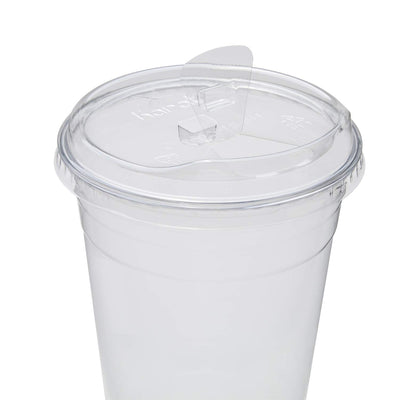 Strawless Sipper Lid for 16-24 oz. Clear Drinking Cup 1000/Case
