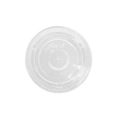 Flat Straw Slot Lid for 16-24 oz. Clear Drinking Cup 1000/CS