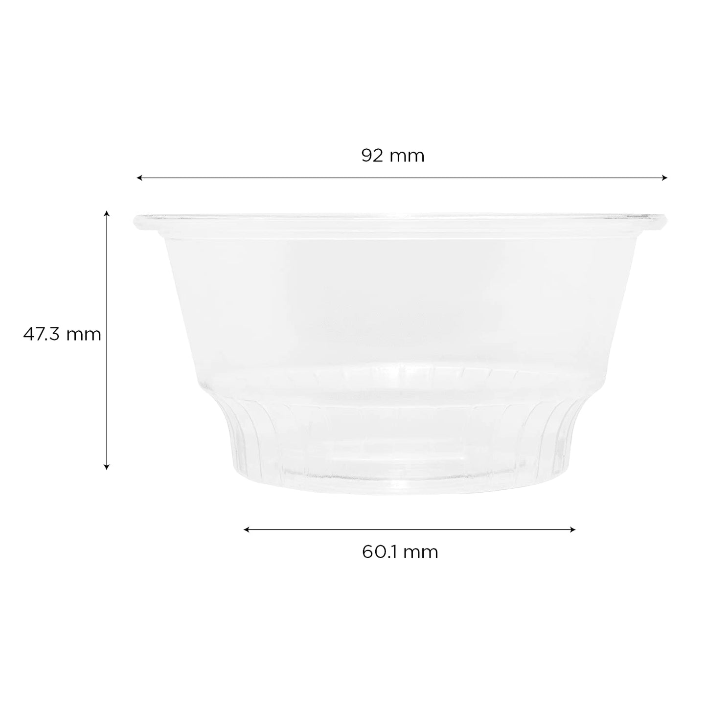 5 oz. Clear PET Dessert Cup 1000/Case
