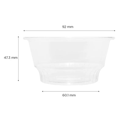 5 oz. Clear PET Dessert Cup 1000/Case